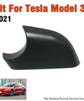 Left Side View Mirror Lower Cover Cap Direct Bolt Up For Tesla Model 3 2017 2018 To 2021 Clean Base Trim Panel No Sweat Aftermarket Replacement 22873005 LH, side view