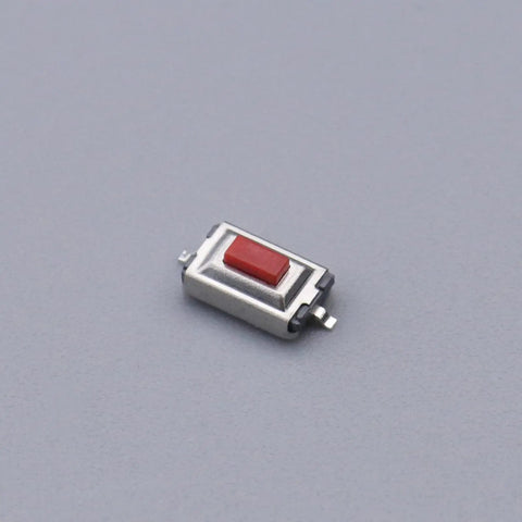 100 Pieces Micro Switch Tactile Push Button Switch Tact Switch 6x3x2.5mm SMD Surface Mount Momentary For Car Boat Light Treadmill TV Instrument Electrical Equipment Durable ABS Easy Install, red ABS SMD tactile switch