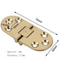 Dual Set Semi-Circular Folding Table Hinges With 180 Degree Rotation For Cabinets And Countertops, heavy duty copper alloy hinges