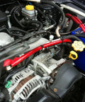 Heavy Duty Oxygen Free Copper Big Three Electrical Upgrade Kit Featuring Slick Snakeskin Braided Cables installed in engine bay.
