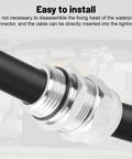 Heavy Duty 304 Stainless Steel One Quarter Inch Waterproof Cable Gland IP68 Adjustable Four To Eight Millimeter Cable Gland Protectors Image