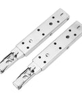 Heavy Duty Folding Shelf Brackets Set For Small Spaces, 8 Inch Cold Rolled Steel, Collapsible Support, 2 Pack