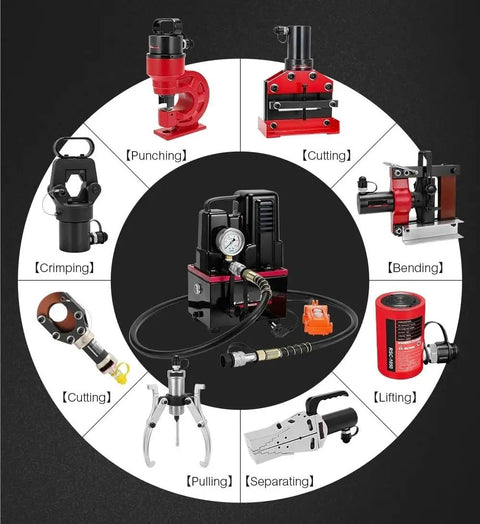 Heavy Duty Electric Hydraulic Pump With Dual Foot And Manual Control Switches For Industrial Power Stations Delivering Raw Power On Serious Shop Grinds And Heavy Lifting Upgrades Built To Run Smooth As Silk Without Any Sweat Or Drama Ever