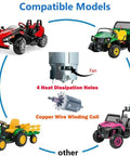 High Speed 12V RS550 Motor Upgrade 30000 RPM 7R 15T For Kids Ride On Cars Replacement Parts with compatible toy models