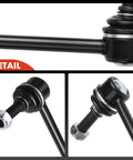 Close-up detail of Two Front Sway Bar Links Kit For Kia Sorento 2011 2013 And Hyundai Santa Fe Veracruz 2007 2012 Stabilizer End Links