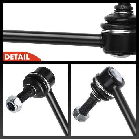 Close-up detail of Two Front Sway Bar Links Kit For Kia Sorento 2011 2013 And Hyundai Santa Fe Veracruz 2007 2012 Stabilizer End Links