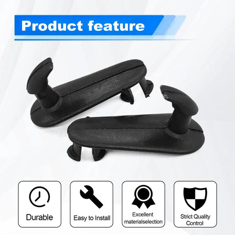 Black 4Pcs Car Floor Mat Clips Set Non Slip Floor Carpet Clips Fixing Hooks For Toyota Lexus Cars to prevent slippage