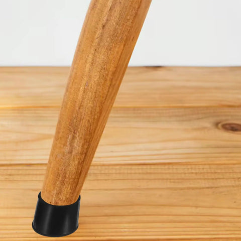 Round Rubber Chair Leg Caps 32mm kit non slip furniture feet pads on wooden chair leg for durable floor protection