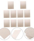 Set Of 10 Mica Sheets For Microwave Oven Waveguide Insulation Heat Resistant Kitchen Must Have Accessory arranged with texture detail