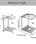 Straight Up Solid Folding Coffee Stand For Manual Espresso Machines Portable Aluminum Brewing Bracket dimensions showing size and design.