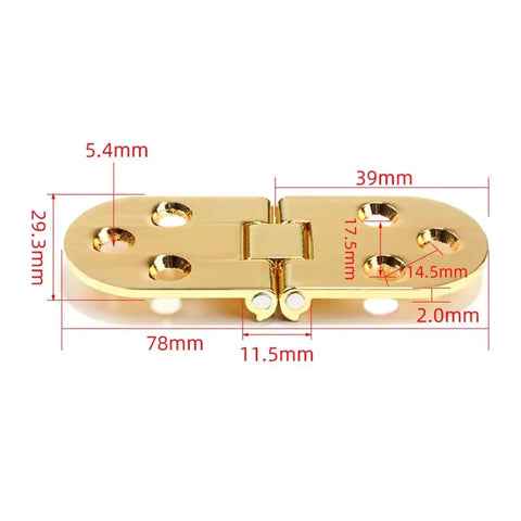 180 Degree Flush Cabinet Door Hinge Semicircle Design With Smooth Operation For Full Cabinet Access Pro Grade Slick Hardware