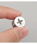 Thickened Three In One Connector Eccentric Wheel for Furniture and Cabinets Drawer Lock Screw Fastener Sturdy Zinc Alloy Cam Nut