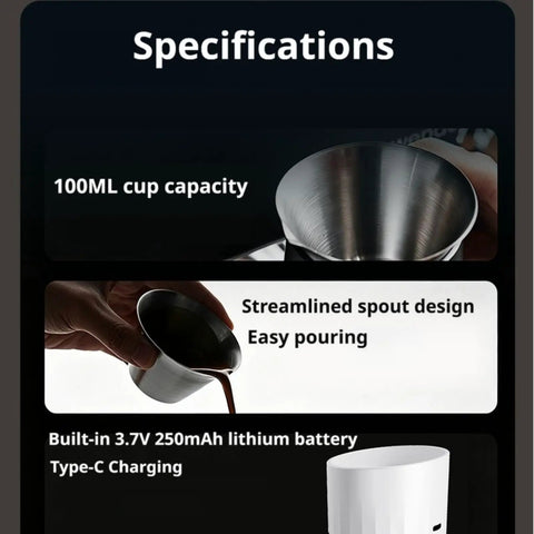 Specifications of Dosing Cup And Scale Combo With Stand 0.1g Precision Digital Coffee Scale for Italian Style Pour Over