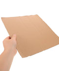 Corrugated Paper Pads 12 Pack Square 11.8x11.8 Inches Shipping Box Liners Cushioning For Glassware And Electronics Packaging Universal