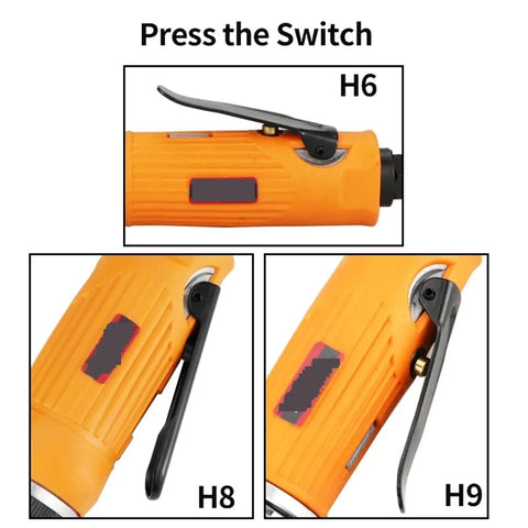 Kickass Compact Pneumatic Air Hammer And Die Grinder With Adjustable Speed For Precision Metal Wood Engraving Polishing Pro Grade close-up of control switch