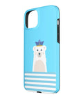 Maritime Captain iPhone 15 Plus Case For Boating Yacht Sailing Lake Adventures Seafarer Shield With Nautical Design