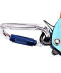 Tree Climbing Lanyard Kit Pro Grade With Steel Wire Core Flip Line Rope 1/2 Inch By 10 Feet Swivel Snap Hook Locking Carabiner