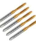 5-pack of 6-32 UNC Spiral Point Threading Taps Built For Serious Metal Shop Grind And Reliable Hardware Setup That Blows Chips Aside And Guarantees Slick Threads On Every Single Turn.