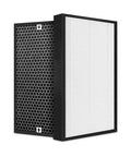 Replacement True HEPA Filter And Activated Carbon Filter Set For AC1215 1213 1212 1216 Air Purifier showing white and black filters
