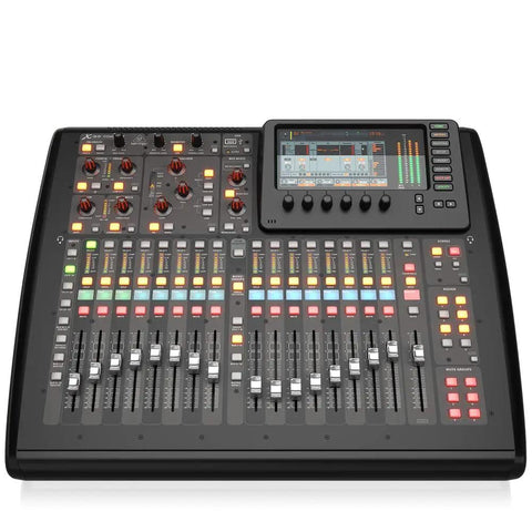 X32 Compact 40 Input Digital Mixing Console For Studio And Live Use 16 MIDAS Designed Preamps 17 Motorized 100mm Faders 25 Bus Digital Mixer Scene Memory DAW Control And 8 XLR Outputs front view