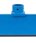 Close-up of 12 Inch Press Brake Attachment For 12 And 20 Ton Hydraulic Shop Presses, 90 Degree Bending, Blue Finish