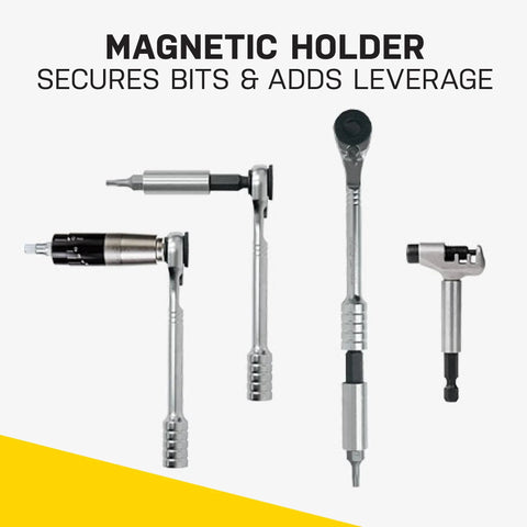 Ratchet Rocket Lite NTX Plus Bike Repair Multitool With 19 Functions, Adjustable 2-6 Nm Torque, magnetic holder view