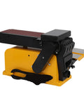 Zero Hassle Heavy Duty Two In One Combo Belt Disc Sander Kit For Wood Metal And Plastic Polishing - side view showing compact design and motor.