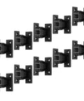 10 Pack Push In Panel Connectors For Furniture Quick Fit Bracket Clips arranged in rows on white background
