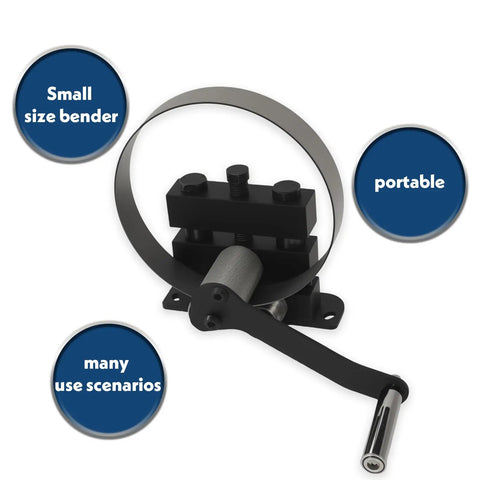 Tough As Nails Manual Metal Bender And Hand Cranked Ring Roller For Precision Circle Crafting With Rustproof Assembly As A No Nonsense Shop Workhorse Up To Fifteen Inches In Diameter
