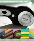 45mm Rotary Cutter Blades Set 10 Pack Replacement Blades For Fabric And Leather Ultra Sharp High Carbon Steel
