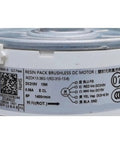 Kickass Indoor DC Fan Motor For Air Conditioners, Tough Replacement Part For Midea Units, Super Quiet, High Power Cooling, Easy Install, Industrial Grade Spare That Keeps Your AC Running Strong. label view
