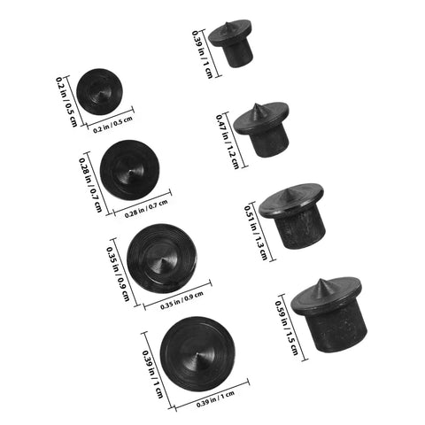 8 Pack Wood Dowel Transfer Pins For Precise Alignment In Cabinet Making And Furniture Assembly, various widths and lengths shown