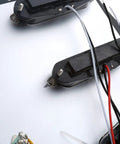 Back view of Loaded 11 Hole Strat Pickguard Prewired With Ceramic SSS Single Coil Pickups For Squier Stratocaster Style