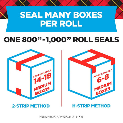Heavy Duty Clear Packing Tape Six Roll Pack With Smart Dispenser Badass Industrial Adhesive Kicks Butt At Sealing Boxes Quick Dry Tough Seal No Drama Shipping Supply You Already Want