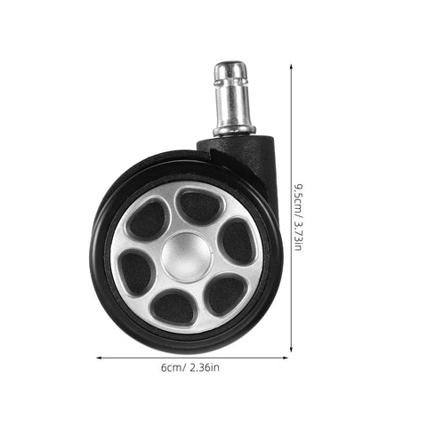 Badass Heavy Duty Office Chair Casters With Slamdown Lock Brakes And Buttery Smooth Rollin Swivel Wheels Built For Gaming Desks And Hardwood Floors Straight Up Durable Five Pack