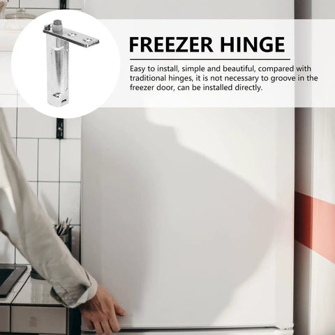 Beefed Up Heavy Duty Refrigerator Door Hinges One Piece Zinc Alloy Pivot Hinge For Fridge And Freezer Durable Metal