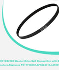 Washer Drive Belt Replacement For Top Load Washers That Keeps Your Drum Spinning Smoothly Fits GTW490 Series Models GTW490ACJ3WS GTW490ACJ3WW GTW490ACJ4WS GTW490ACJ4WW GTW490ACJ5WS Includes PS11736832 AP6024314 4455970, black 5-rib belt