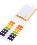 All Purpose Litmus Paper 1-14 Acid Test Strips Kit, Ten Pack shown with color chart for wet soil, saliva, and aquarium water testing.