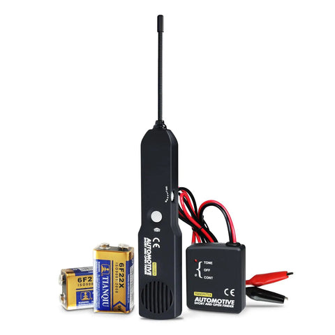 Open And Short Finder For Automotive Circuits Circuit Tester And Tone Generator Wire Tracer For 6 To 42V Cars Cable Breaker Locator Fault Finder Tool For Pro Grade Diagnostic And Easy DIY Friendly Wire Tracing Behind Panels