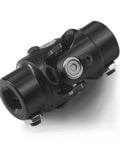 3/4 Inch Double D Steering Universal Joint Black Steel Shaft 83mm Length Single U Joint Direct Replacement