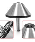 6 Inch MT3 Bull Nose Live Center For Lathe With Morse Taper No 3 75 Degree 5 29/32 Inch Shank Beefy Heavy Duty Machining Tool