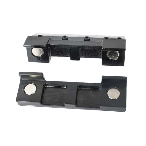 6 Inch Magnetic Vise Mount Metal Brake Bender for DIY Metalworking And Small Box Fabrication, shows two removable fingers