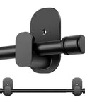 No Drill Curtain Rods For Windows 32 To 86 Inches Five Eighths Inch Adjustable Drapery Rod With Strong 3M Adhesive Mounts Renter Friendly