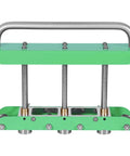 Portable Sheet Metal Bender Station 0-90 Degree Rolling Bender with steel handle and green frame for precise metal bending