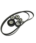 Heavy Duty Belt Tensioner Kit For Audi S4 Q8 6 Piece Alternator Pulley Drive Belt Set Direct Bolt On Install No Mods Cheap Price Keep Sweet Ride Reliable With Steel OE Specs Guarantee Drive Long Term Everyday, 6-piece steel pulley kit with belt