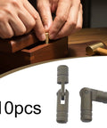 10 Pieces Mini Brass Barrel Hinges Concealed Cabinet Hinge Set For Wooden Furniture Rust Resistant And Durable 25mm Size Hidden