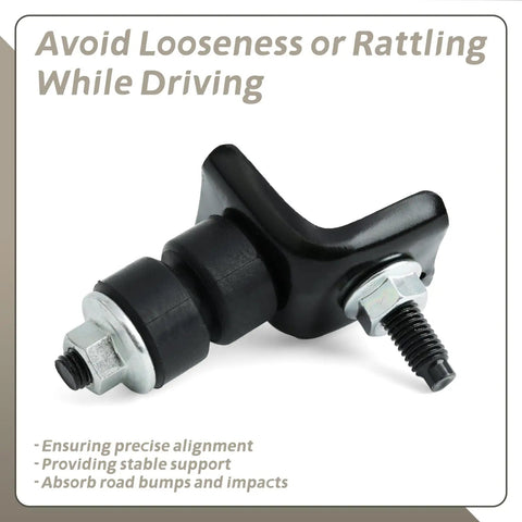 Rubber bushing and lock nut for Toyota front bumper bracket