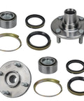 Front End Suspension Kit For 1996 2002 Toyota Corolla 14Pc Replacement Set With 2 Front Lower Control Arms 2 Inner Tie Rod Ends 2 Outer Tie Rod Ends Ready To Roll On Non ABS Models wheel hub bearings and seals