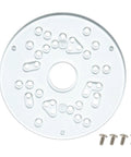 Must Have Router Base Plate Acrylic Five And Three Quarter Inch With Screws And Pre Drilled Holes For Trim And Plunge Routers Pro Grade Durable Clear Guide Bushing Plate Fits Bosch DeWalt Makita Porter Cable And More Model 71381