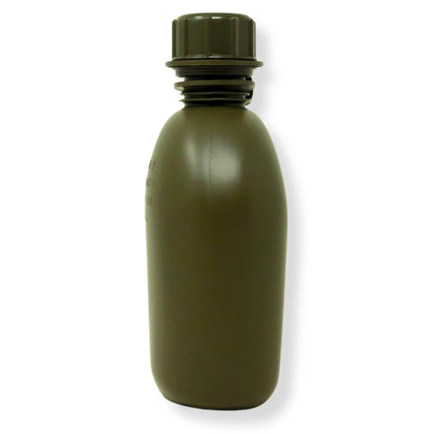 Durable 1 Qt Canteen Water Bottle With Leak Resistant Cap For Outdoor Hiking Camping Made From Rugged Polyethylene Olive Drab Made In USA
